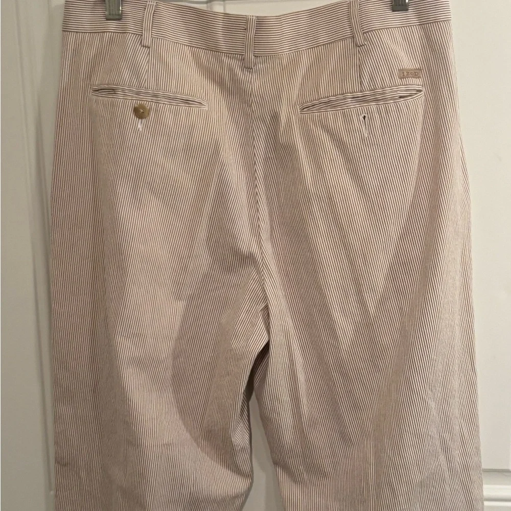 Izod Tan Chinos Classic Flat-Front Design‎
